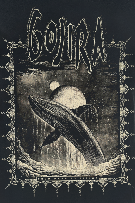 T-Shirt Manches courtes  de Gojira - Whale Lung - S à XXL - pour Homme - noir - Gojira - View 2