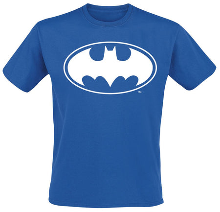 T-Shirt Manches courtes  de Batman - Logo - S à 3XL - pour Homme - bleu - Batman