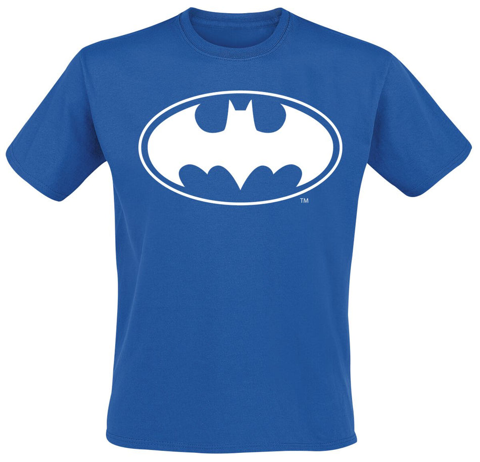 T-Shirt Manches courtes  de Batman - Logo - S à 3XL - pour Homme - bleu - Batman