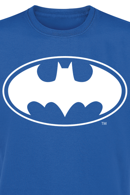T-Shirt Manches courtes  de Batman - Logo - S à 3XL - pour Homme - bleu - Batman - View 2