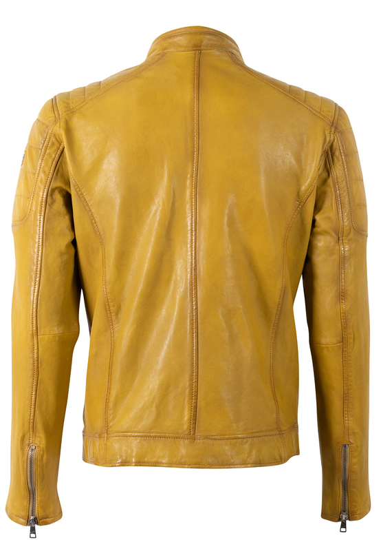 Veste en cuir  de Mauritius - MMDerry - S à 3XL - pour Enfants - jaune - Mauritius - View 2
