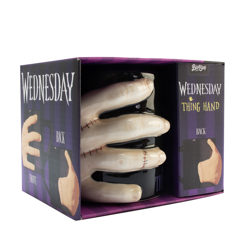 Mug Gothic de Wednesday - La Chose - Mug 3D - pour Unisexe - noir/beige - Wednesday - View 2