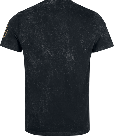 T-Shirt Manches courtes  de Powerwolf - Wolf vs Angel - S à XL - pour Homme - gris foncé - Powerwolf - View 2