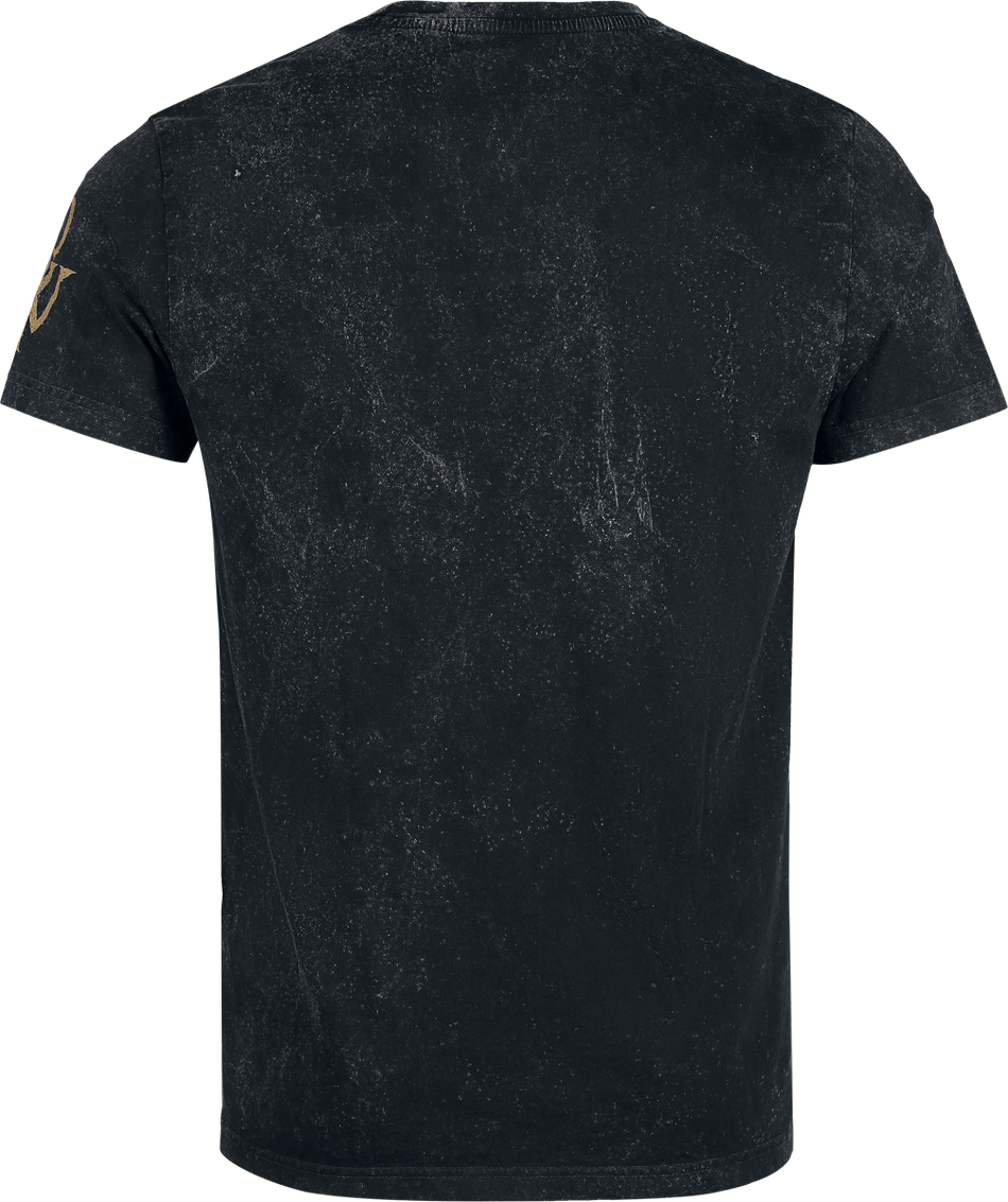 T-Shirt Manches courtes  de Powerwolf - Wolf vs Angel - S à XL - pour Homme - gris foncé - Powerwolf - View 2