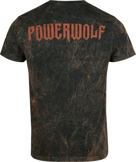 T-Shirt Manches courtes  de Powerwolf - Lupus dei - S à XXL - pour Homme - rouille - Powerwolf - View 2