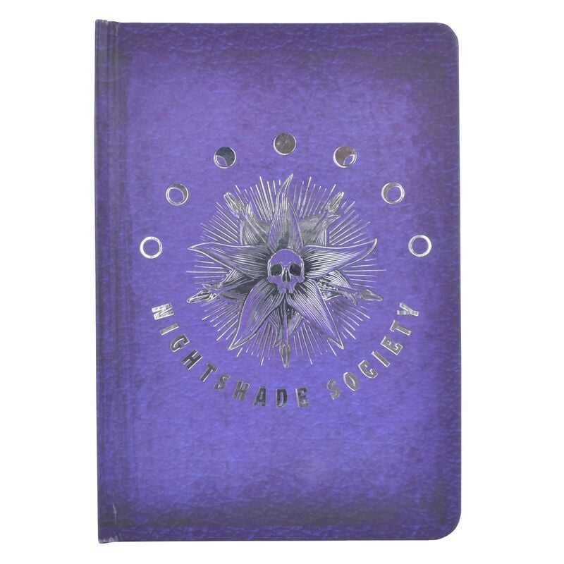 Carnet de notes Gothic de Wednesday - Nightshade - pour Indifférent - lilas - Wednesday