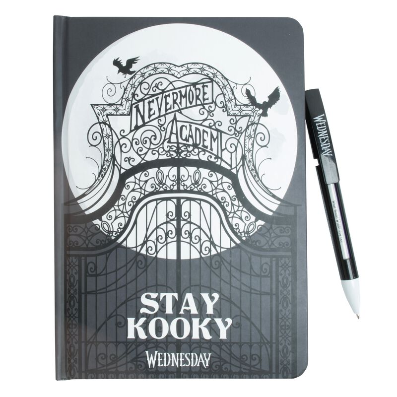 Set écriture Gothic de Wednesday - Stay Kooky - pour Unisexe - noir/blanc - Wednesday