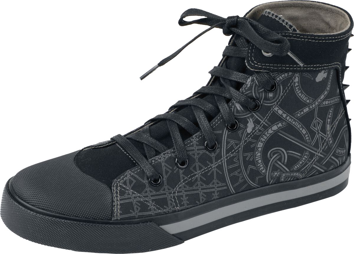 Baskets  de Black Premium by EMP - Serpent Celtique - Baskets en Toile - EU37 à EU47 - pour Unisexe - noir - Black Premium by EMP