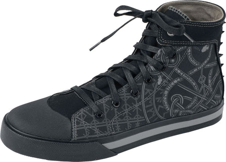 Baskets  de Black Premium by EMP - Serpent Celtique - Baskets en Toile - EU37 à EU47 - pour Unisexe - noir - Black Premium by EMP