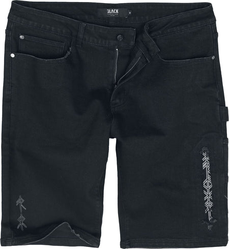 Short  de Black Premium by EMP - Celtic Snake - Short en Jean - S à XXL - pour Homme - noir - Black Premium by EMP