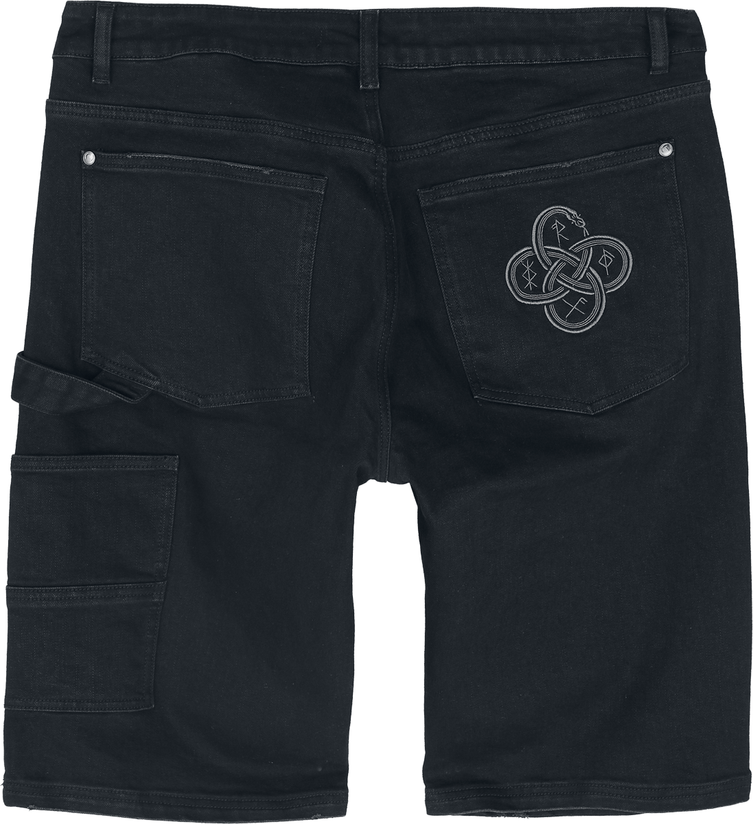 Short  de Black Premium by EMP - Celtic Snake - Short en Jean - S à XXL - pour Homme - noir - Black Premium by EMP - View 2