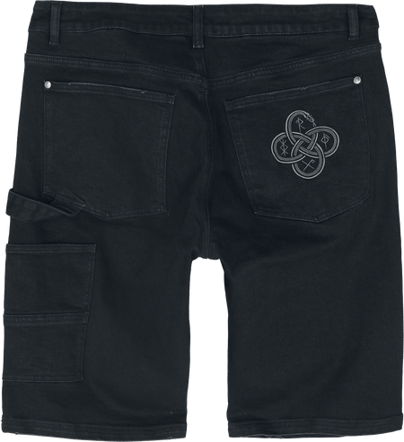 Short  de Black Premium by EMP - Celtic Snake - Short en Jean - S à XXL - pour Homme - noir - Black Premium by EMP - View 2