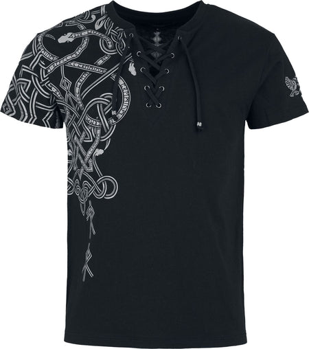T-Shirt Manches courtes  de Black Premium by EMP - Serpent Celtique - T-Shirt - S à M - pour Homme - noir - Black Premium by EMP