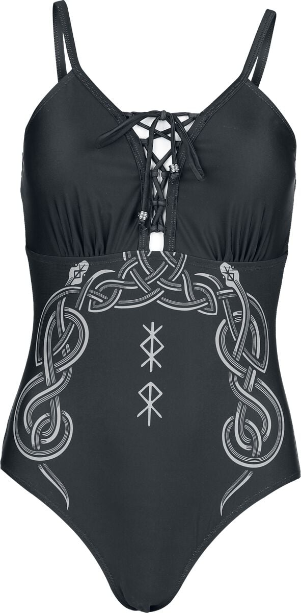 Maillots de bain  de Black Premium by EMP - Celtic Snake - Maillot de Bain - S à XXL - pour Femme - noir - Black Premium by EMP