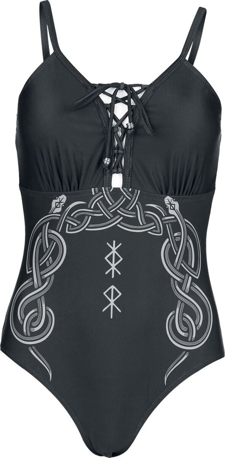 Maillots de bain  de Black Premium by EMP - Celtic Snake - Maillot de Bain - S à XXL - pour Femme - noir - Black Premium by EMP