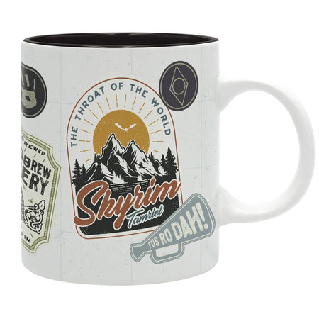 Mug Gaming de The Elder Scrolls V - Skyrim - Badges - pour Unisexe - multicolore - The Elder Scrolls V - Skyrim
