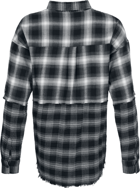 Chemise en flanelle  de Black Premium by EMP - Pagan Roots - S à XXL - pour Femme - noir - Black Premium by EMP - View 2