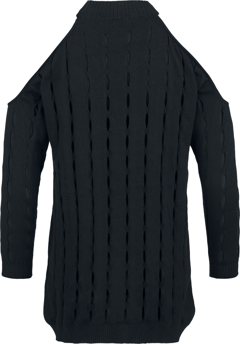 Pull tricoté  de Black Premium by EMP - Essential - Pull - S à L - pour Femme - noir - Black Premium by EMP - View 2
