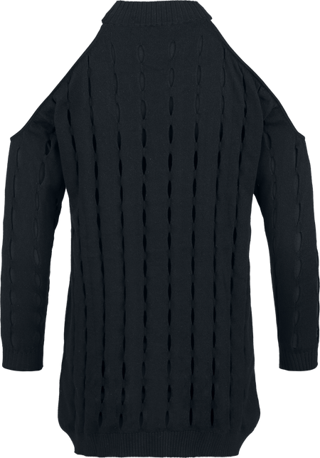 Pull tricoté  de Black Premium by EMP - Essential - Pull - S à L - pour Femme - noir - Black Premium by EMP - View 2