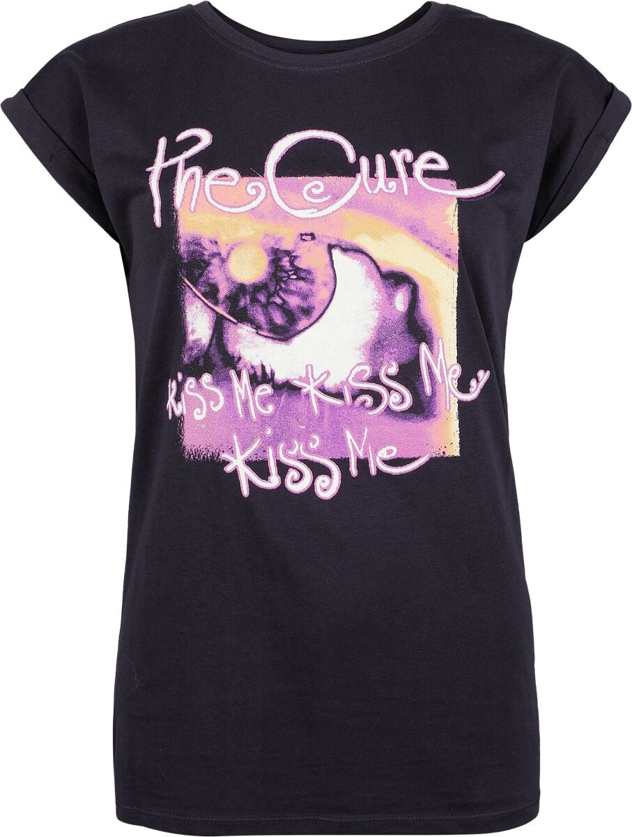 T-Shirt Manches courtes  de The Cure - Kiss Me Crystals - S à XXL - pour Femme - marine - The Cure