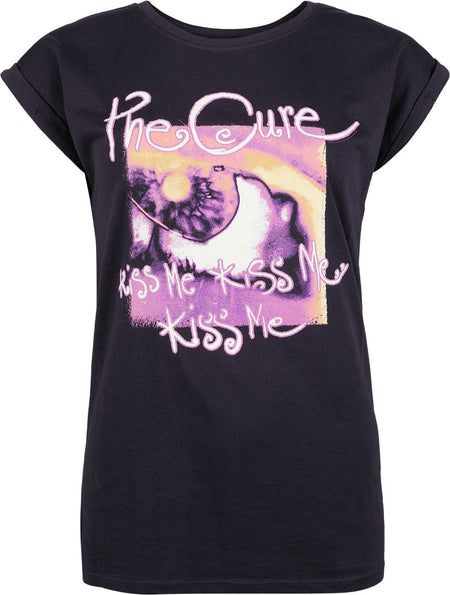 T-Shirt Manches courtes  de The Cure - Kiss Me Crystals - S à XXL - pour Femme - marine - The Cure