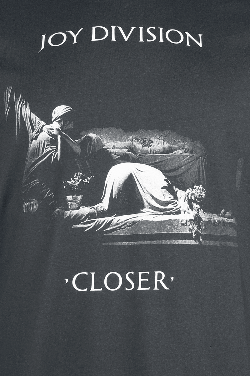T-Shirt Manches courtes  de Joy Division - Amplified Collection - Closer - XS à XXL - pour Homme - anthracite - Joy Division - View 2