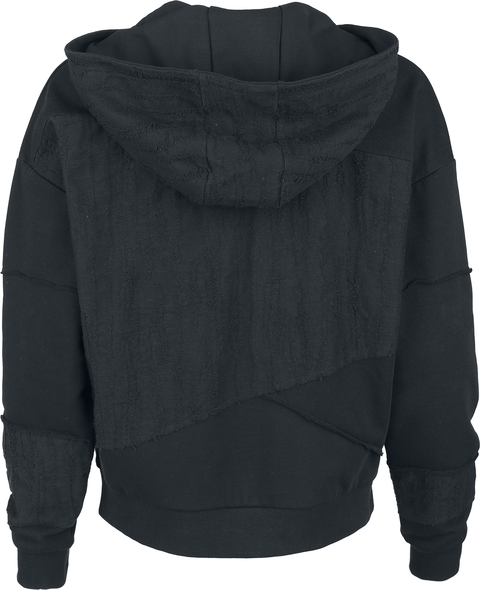 Sweat-shirt à capuche  de Black Premium by EMP - Essential Hoodie  mit Schnürung - S à XXL - pour Femme - noir - Black Premium by EMP - View 2