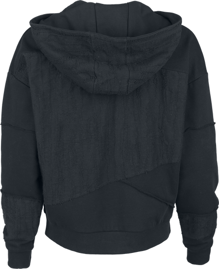 Sweat-shirt à capuche  de Black Premium by EMP - Essential Hoodie  mit Schnürung - S à XXL - pour Femme - noir - Black Premium by EMP - View 2