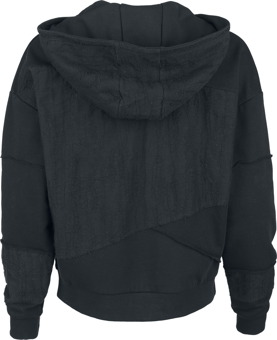 Sweat-shirt à capuche  de Black Premium by EMP - Essential Hoodie  mit Schnürung - S à XXL - pour Femme - noir - Black Premium by EMP - View 2