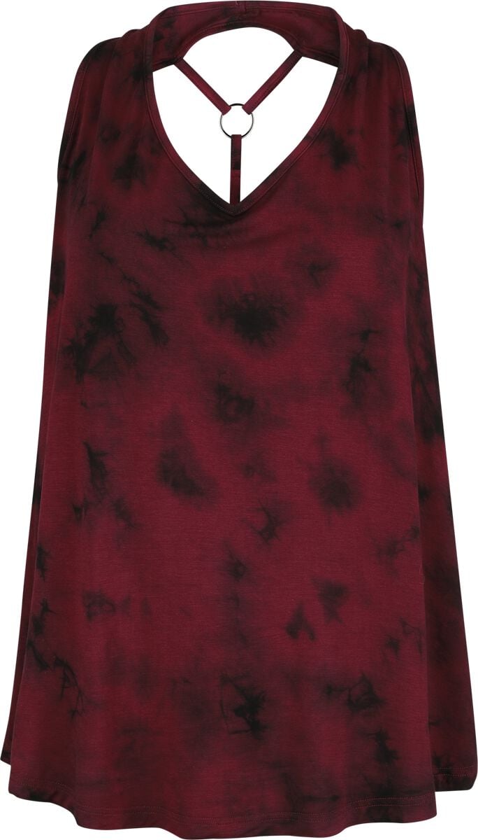 Top  de Black Premium by EMP - Ella - S à XXL - pour Femme - noir/rouge - Black Premium by EMP