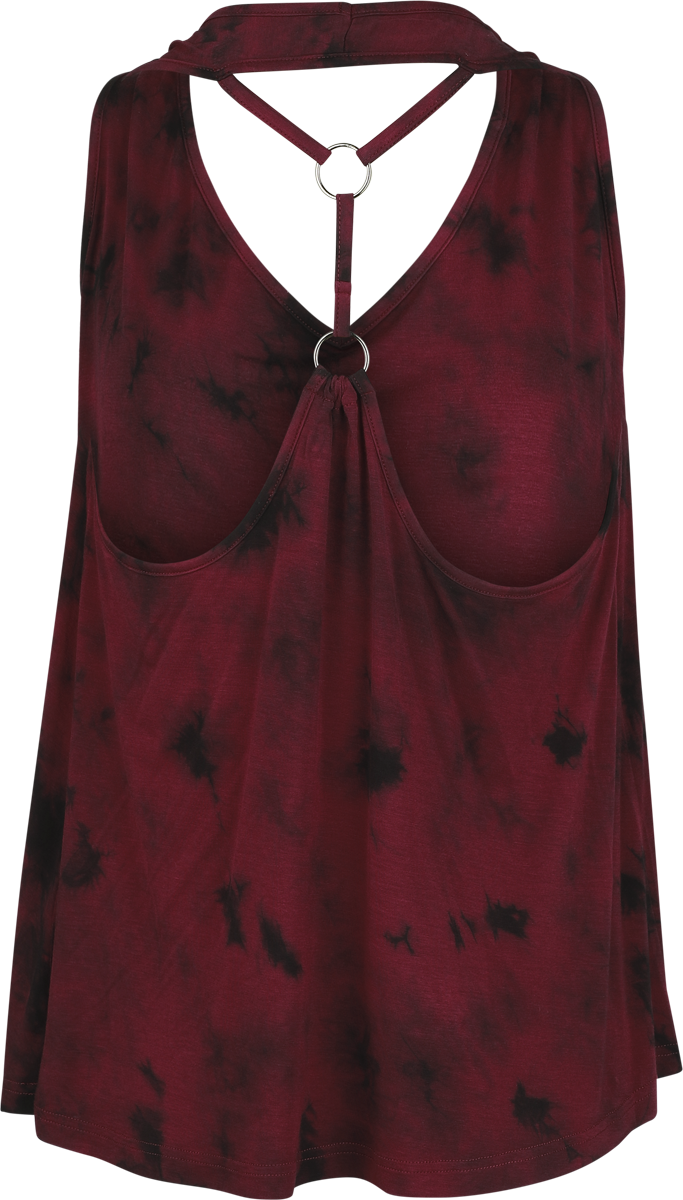 Top  de Black Premium by EMP - Ella - S à XXL - pour Femme - noir/rouge - Black Premium by EMP - View 2
