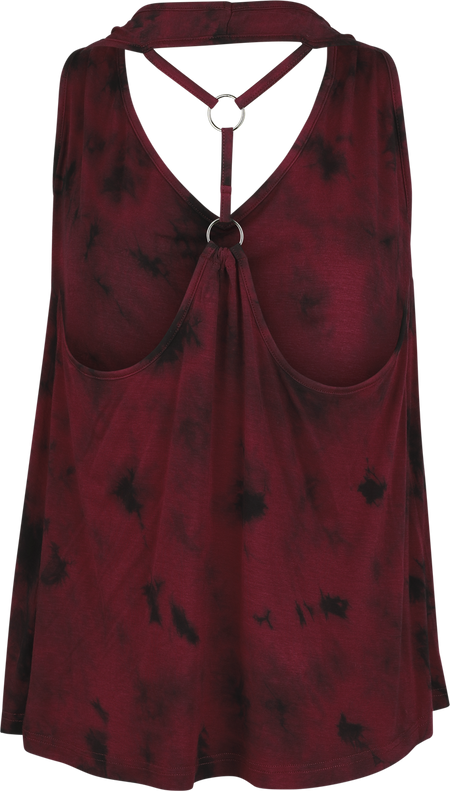 Top  de Black Premium by EMP - Ella - S à XXL - pour Femme - noir/rouge - Black Premium by EMP - View 2