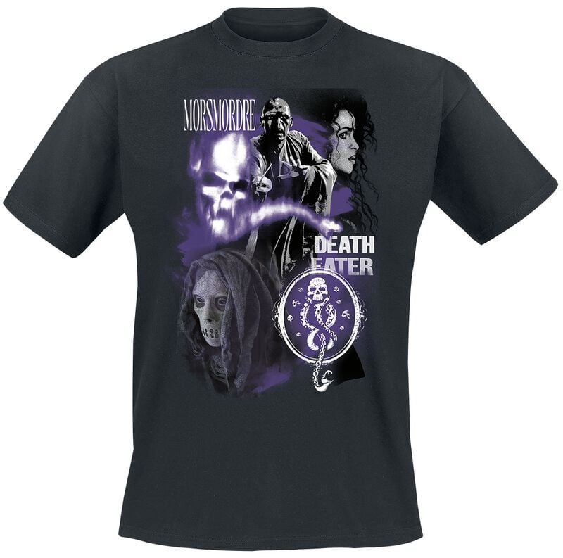 T-Shirt Manches courtes  de Harry Potter - Morsmordre - Death Eater - S à XXL - pour Homme - noir - Harry Potter