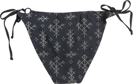 Bas de bikini  de Black Premium by EMP - Pagan Roots - Bas de Bikini avec Anneaux en Métal - S à XXL - pour Femme - noir - Black Premium by EMP - View 2