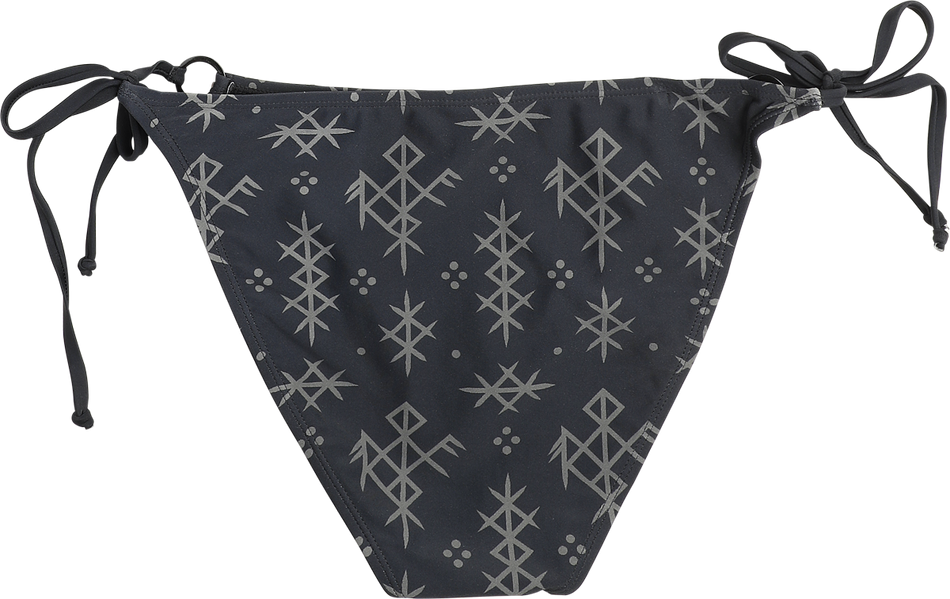 Bas de bikini  de Black Premium by EMP - Pagan Roots - Bas de Bikini avec Anneaux en Métal - S à XXL - pour Femme - noir - Black Premium by EMP - View 2