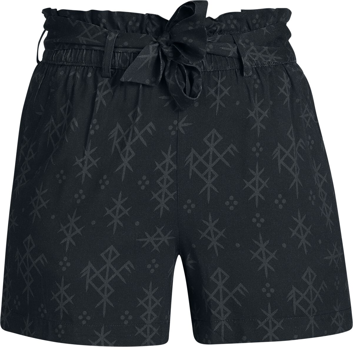Short  de Black Premium by EMP - Pagan Roots - Short Paperbag - S à XXL - pour Femme - noir - Black Premium by EMP
