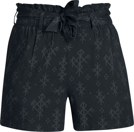 Short  de Black Premium by EMP - Pagan Roots - Short Paperbag - S à XXL - pour Femme - noir - Black Premium by EMP