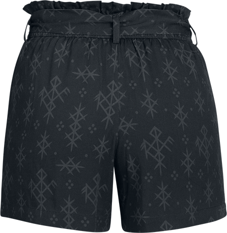 Short  de Black Premium by EMP - Pagan Roots - Short Paperbag - S à XXL - pour Femme - noir - Black Premium by EMP - View 2