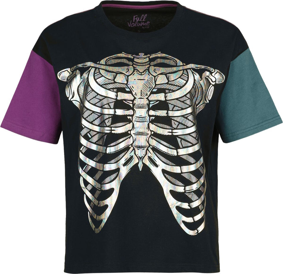 T-Shirt Manches courtes  de Full Volume by EMP - Cute Morbid - S à XXL - pour Femme - noir - Full Volume by EMP