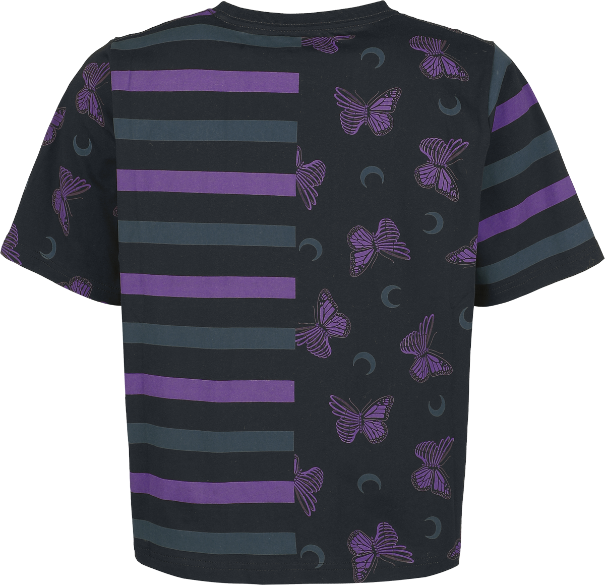 T-Shirt Manches courtes  de Full Volume by EMP - Cute Morbid - boxy Fit - S à XXL - pour Femme - noir - Full Volume by EMP - View 2