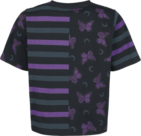 T-Shirt Manches courtes  de Full Volume by EMP - Cute Morbid - boxy Fit - S à XXL - pour Femme - noir - Full Volume by EMP - View 2