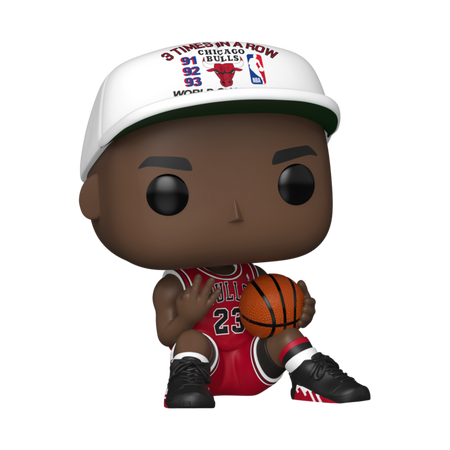 NBA - Chicago Bulls - Michael Jordan (3 times in a row) - Funko Pop! n°222 - Funko Pop! - Funko Shop Europe - NBA - View 2