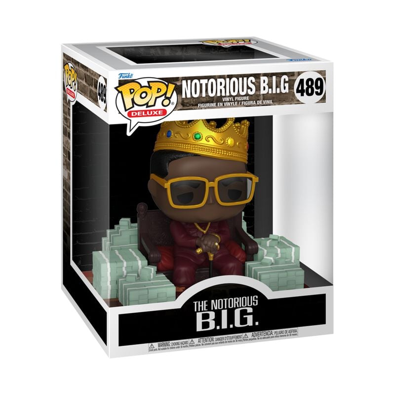 Notorious B.I.G. - The Notorious B.I.G. Rocks (Pop! Deluxe) Vinyl Figur 489 - Funko Pop! - Funko Shop Europe - Notorious B.I.G.