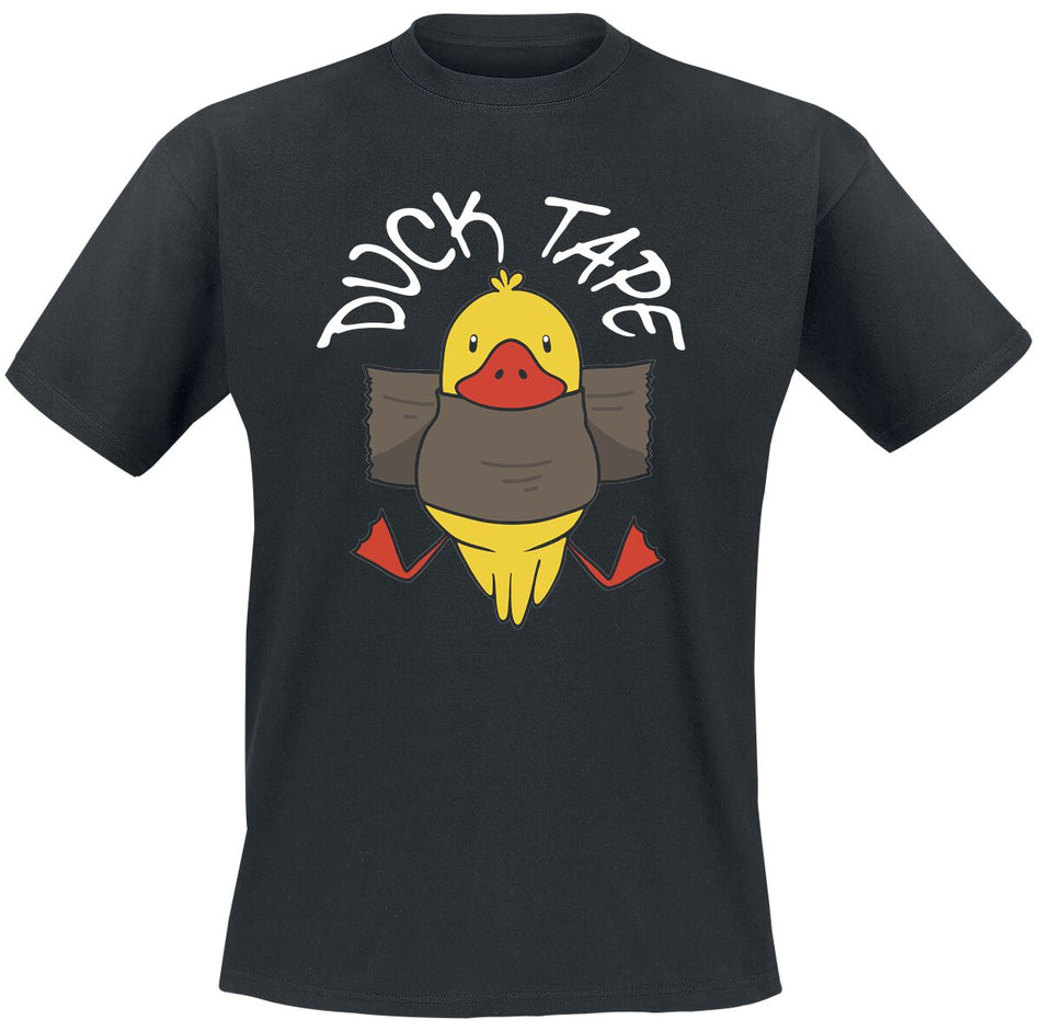 T-Shirt Manches courtes Fun de Tierisch - Duck Tape - M à 3XL - pour Homme - noir - Tierisch