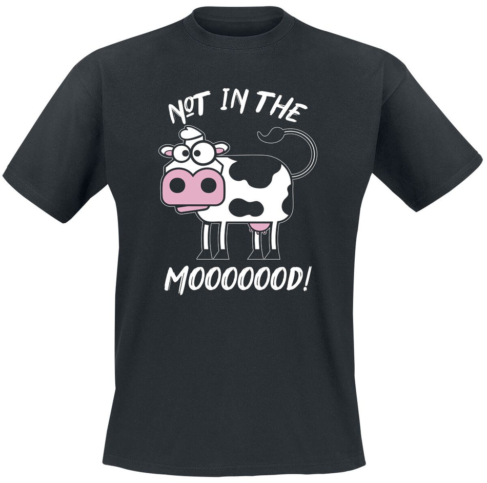 T-Shirt Manches courtes Fun de Tierisch - Not In The Mood - M à 3XL - pour Homme - noir - Tierisch