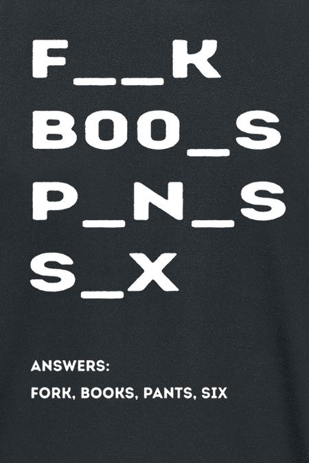 T-Shirt Manches courtes Fun de Slogans - Énigme - M à 3XL - pour Homme - noir - Slogans - View 2