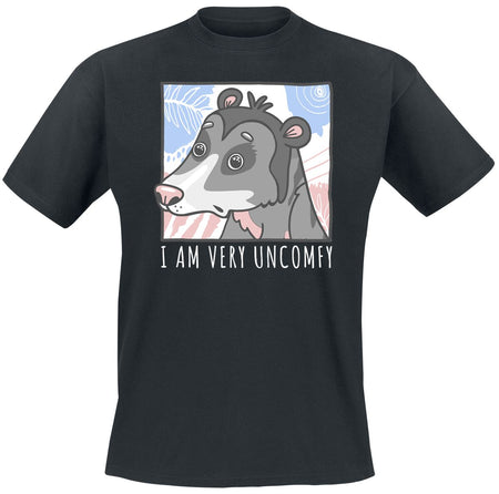 T-Shirt Manches courtes Fun de Tierisch - Uncomfy - M à 3XL - pour Homme - noir - Tierisch