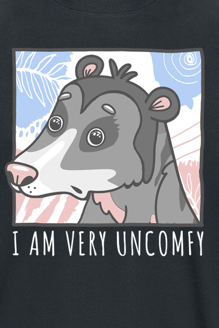 T-Shirt Manches courtes Fun de Tierisch - Uncomfy - M à 3XL - pour Homme - noir - Tierisch - View 2