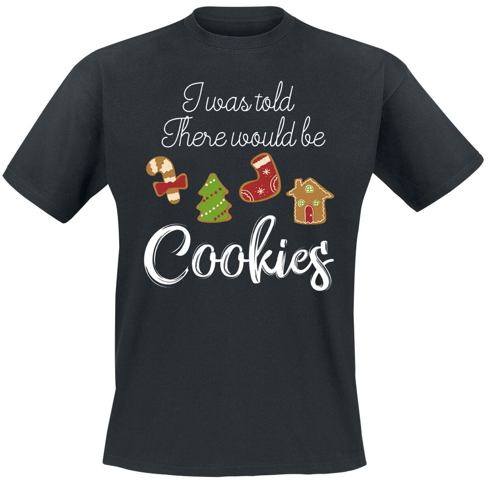 T-Shirt Manches courtes Fun de Slogans - Cookies - M à 3XL - pour Homme - noir - Slogans