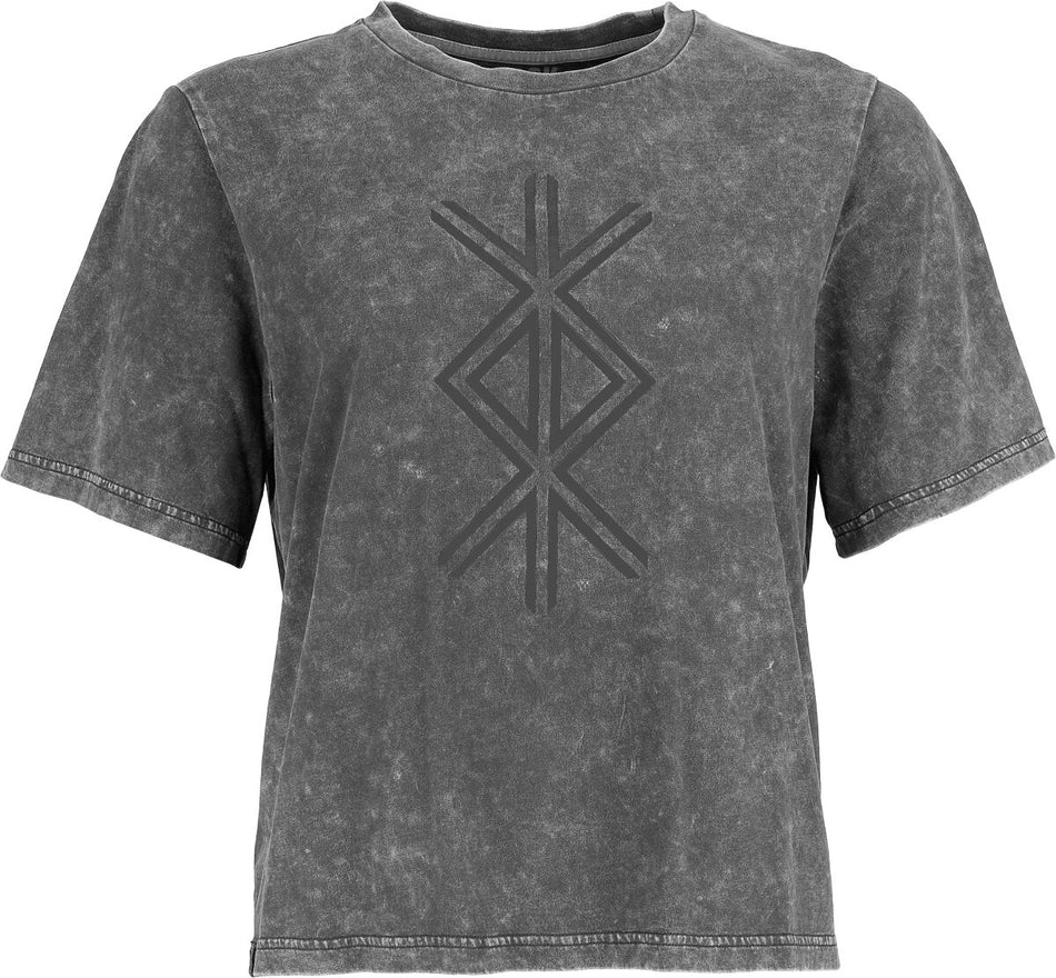 T-Shirt Manches courtes  de Black Premium by EMP - Pagan Roots Protection Rune - S à XXL - pour Femme - noir - Black Premium by EMP